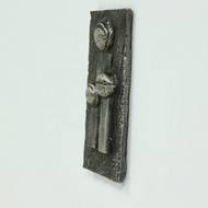 Brutalist Cast Aluminium Wall Sculpture by Willy Ceysens 1960s