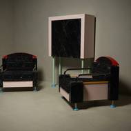 Memphis Style Cabinet by Dutch Architect Wim Hofman 1980s